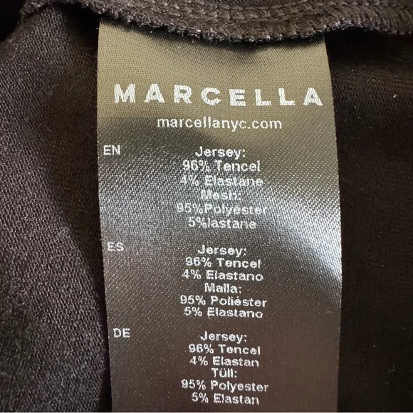 Marcella NYC Liv Mock Neck Mesh Top - Picture 11 of 12